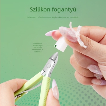 Rozsdamentes acél körömágy-kapocs — OEM magáncímkés manikűr eszköz