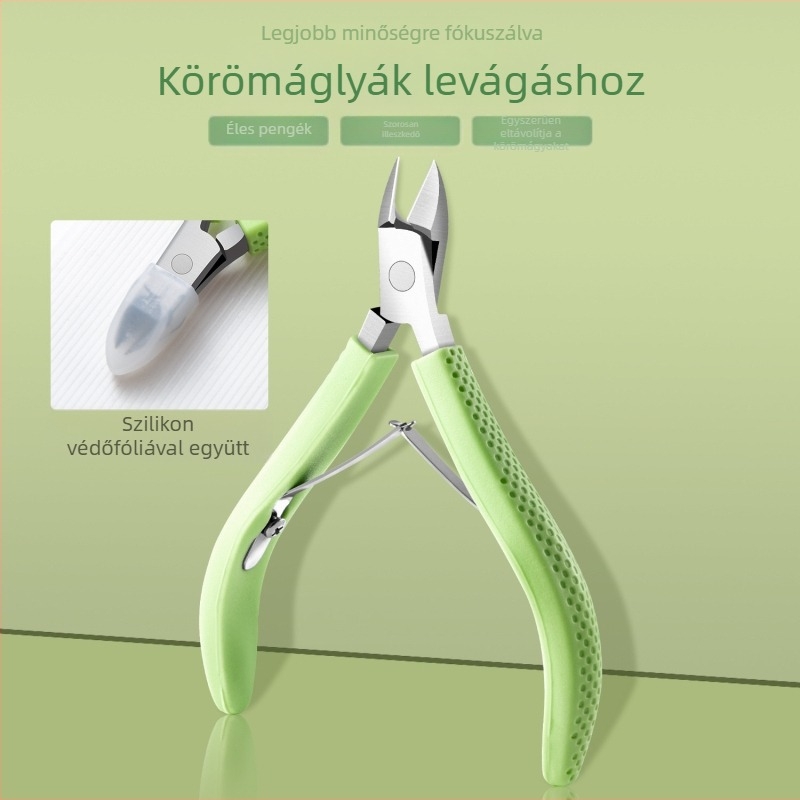 Rozsdamentes acél körömágy-kapocs — OEM magáncímkés manikűr eszköz