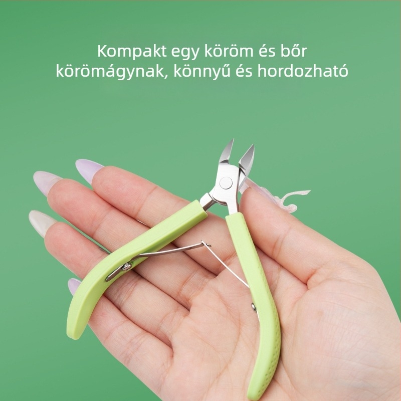 Rozsdamentes acél körömágy-kapocs — OEM magáncímkés manikűr eszköz