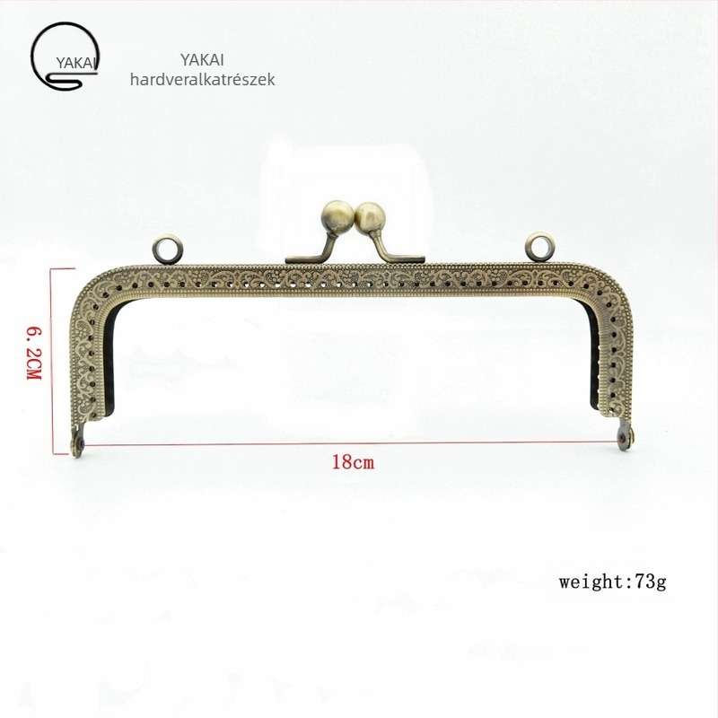 Yakai poggyászcsat – virágos mintázat, vasból készült kiegészítő