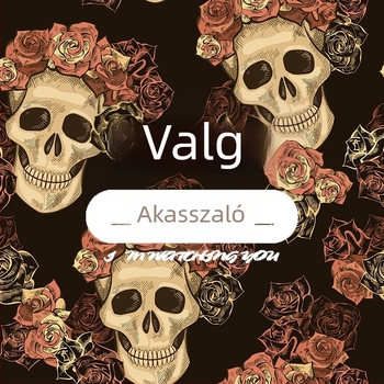 Tapéta — Halloween Koponya Sorozat, négyzet alakú, színezett poliészter, gépi szövés, ijesztő stílus