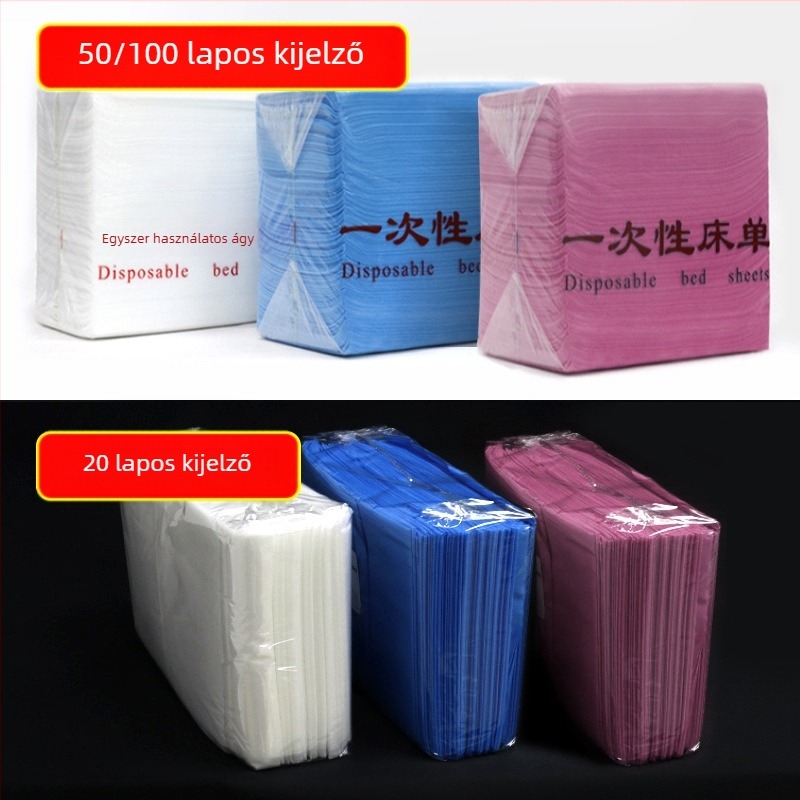 Egyszer használatos ágyhuzat kozmetikai szalonok és szállodák számára, nem szövött anyag, légáteresztő, lyukas, Fengyun Beauty