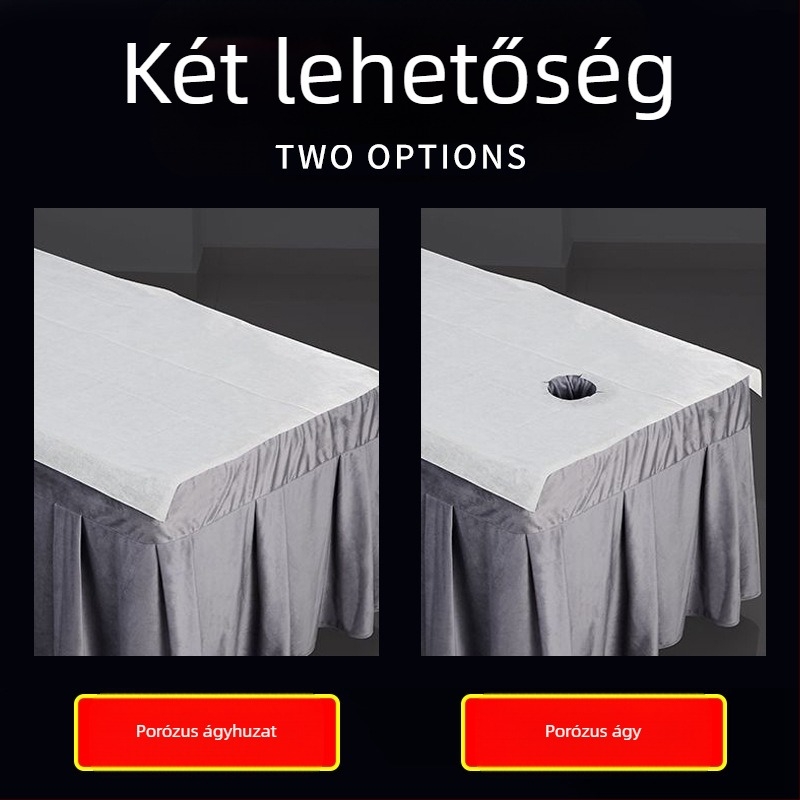 Egyszer használatos ágyhuzat kozmetikai szalonok és szállodák számára, nem szövött anyag, légáteresztő, lyukas, Fengyun Beauty