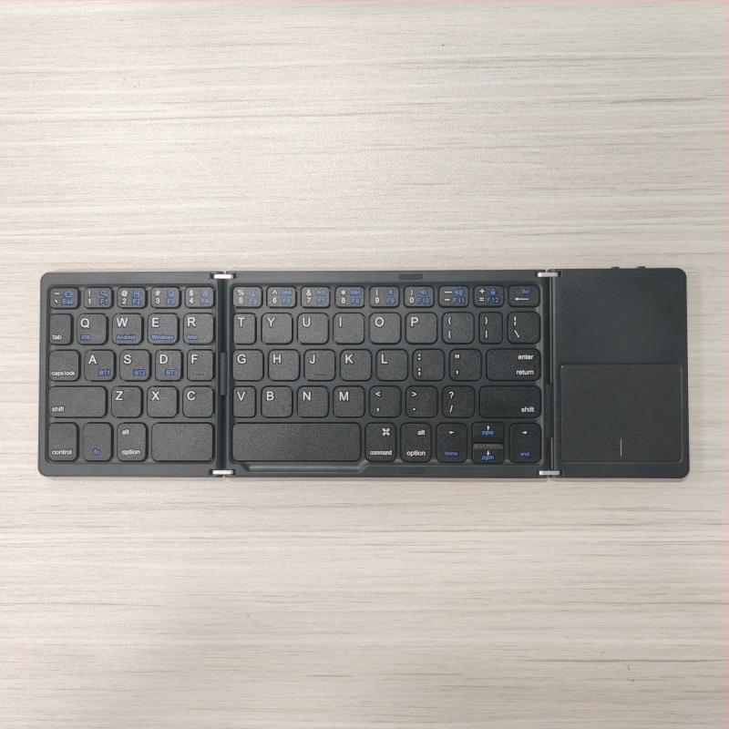 B033plus vezeték nélküli Bluetooth billentyűzet tabletekhez – ergonómikus kialakítás, logónyomtatás elérhető, tablet-kompatibilitás, Bluetooth interfész