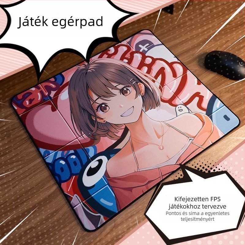 Egérpad - kis gumialátét, csúszásmentes, megmunkált, logó nyomtatott, testreszabható rajzok szerint