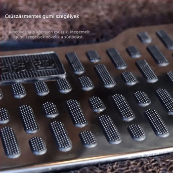 Rozsdamentes acél autóvezető lábpedál, csúszásmentes, kopásálló lemez