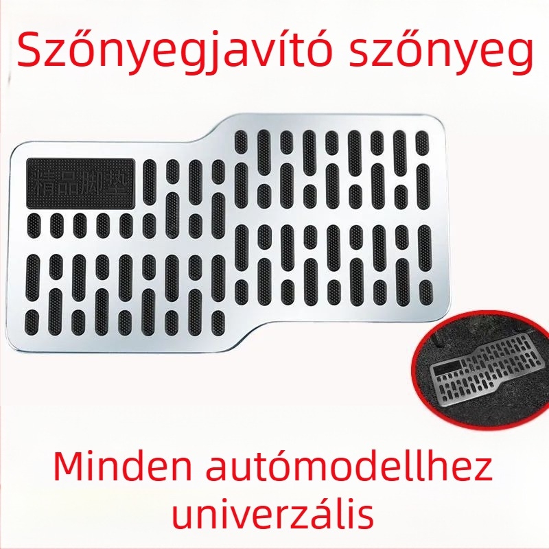 Rozsdamentes acél autóvezető lábpedál, csúszásmentes, kopásálló lemez