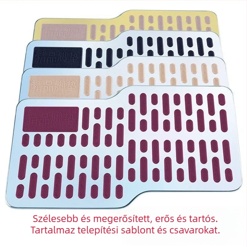 Rozsdamentes acél autóvezető lábpedál, csúszásmentes, kopásálló lemez