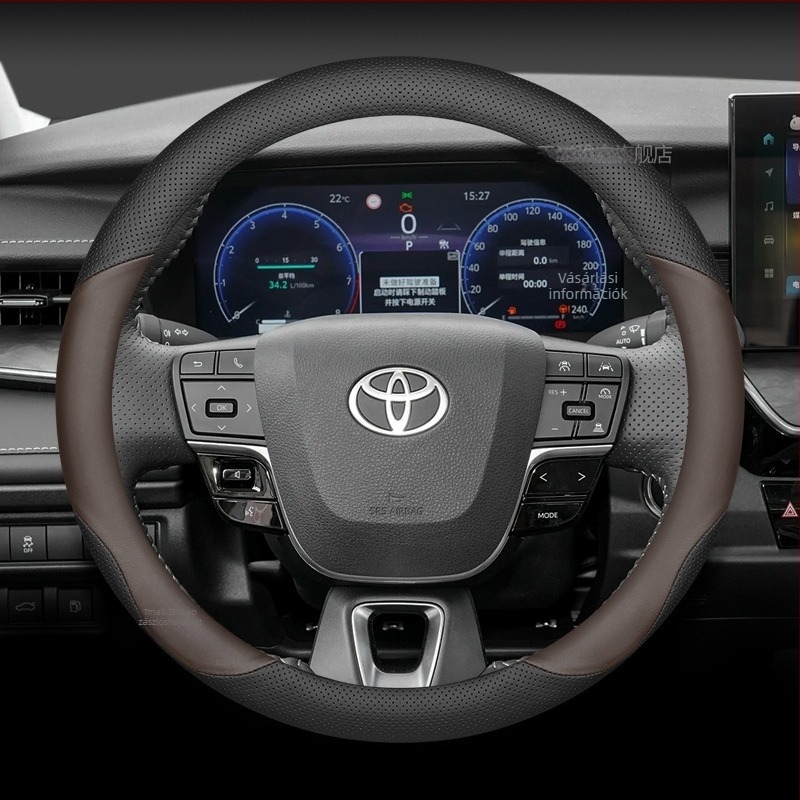 Volánvédő autóhoz – sportos stílus, egész éves használatra, marhabőr anyagból, autókhoz tervezve.