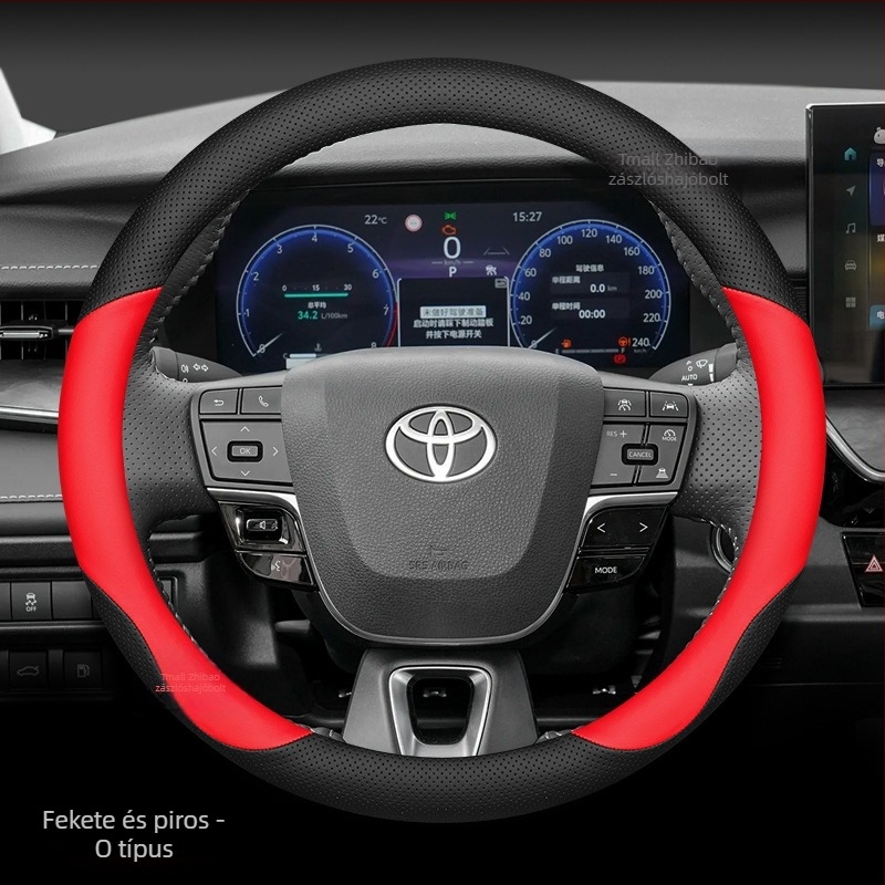 Volánvédő autóhoz – sportos stílus, egész éves használatra, marhabőr anyagból, autókhoz tervezve.