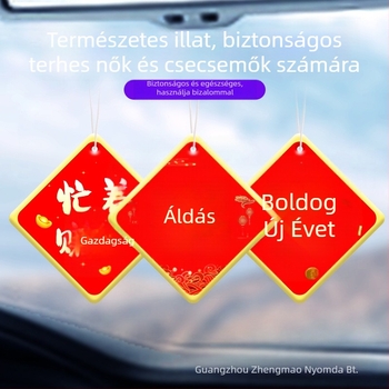 Autós illatgyöngy medál rózsa illattal, autóba akasztható dísz, testreszabható dizájn, szavatossági idő egy év, párolgási idő 31–60 nap, Fragrance imprint set