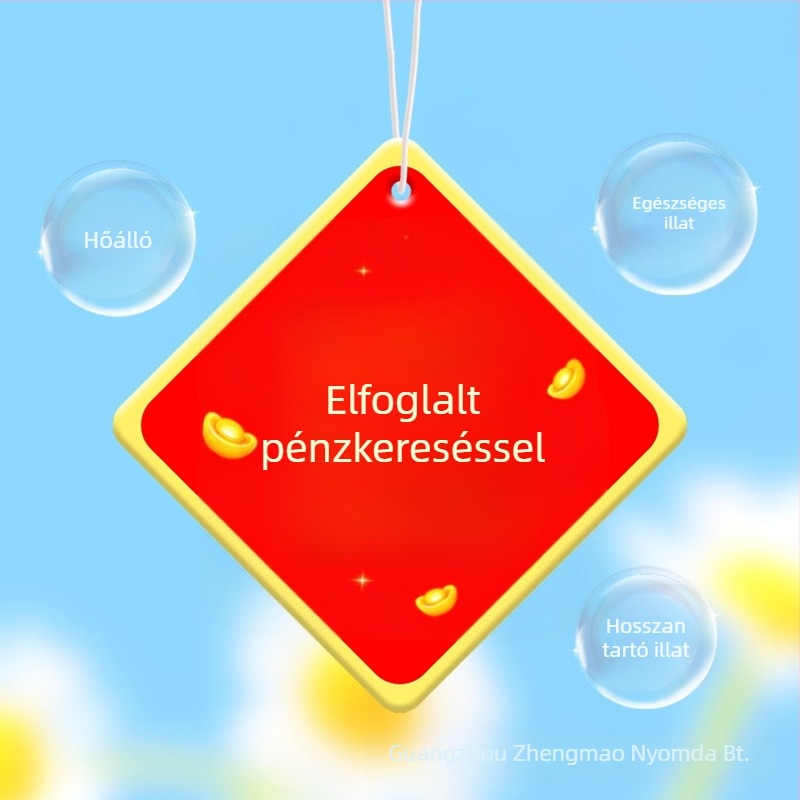 Autós illatgyöngy medál rózsa illattal, autóba akasztható dísz, testreszabható dizájn, szavatossági idő egy év, párolgási idő 31–60 nap, Fragrance imprint set