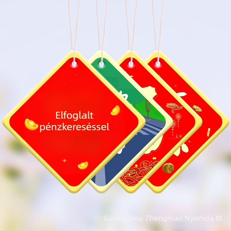 Autós illatgyöngy medál rózsa illattal, autóba akasztható dísz, testreszabható dizájn, szavatossági idő egy év, párolgási idő 31–60 nap, Fragrance imprint set