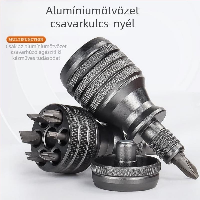 7-in-1 mágneses króm-vanádium csavarhúzó készlet mobil javításokhoz (szigetelés nélküli, 0,12 kg)