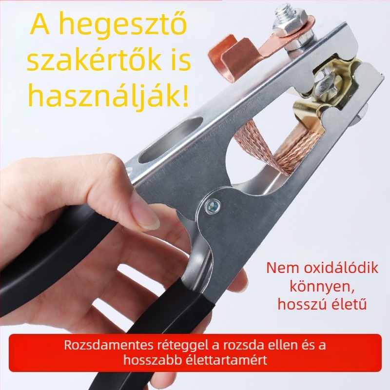 Maib földelő csipesz gáztakaró ívhegesztéshez, földelő vezeték