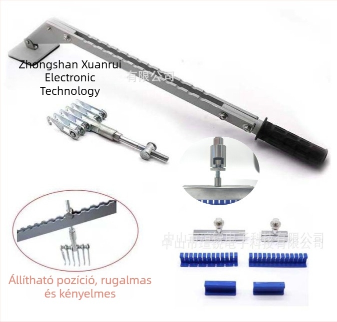 Autóbehozatal húzó, hídállvánnyal – egypontú karos húzóeszköz, hossz 785 mm, tömeg 1,56 kg, testreszabható, nem importált