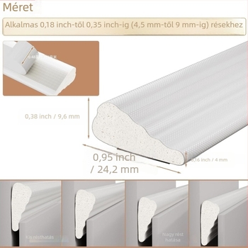 Jin qilai öntapadó tömítőszalag csúszóablakokhoz és az ajtó alsó részéhez, hangszigetelő tömítés, eredet: Qinghe County, Kína