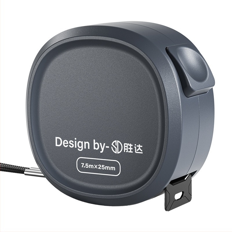 Önzáró mérőszalag acélcsíkkal, megerősített kialakítás, kopásálló tokkal, fluoreszkáló szalag