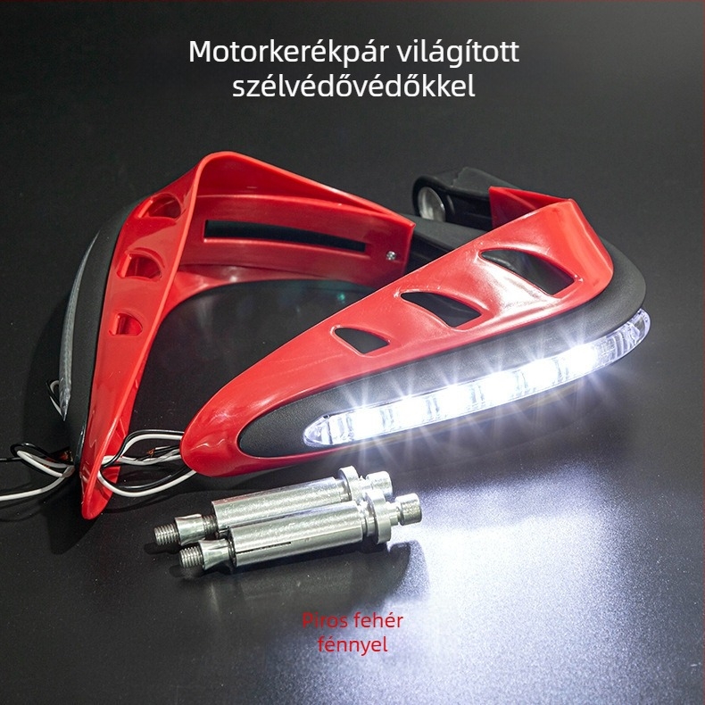 ABS kézvédő motorkerékpárhoz – 12V univerzális, testreszabható