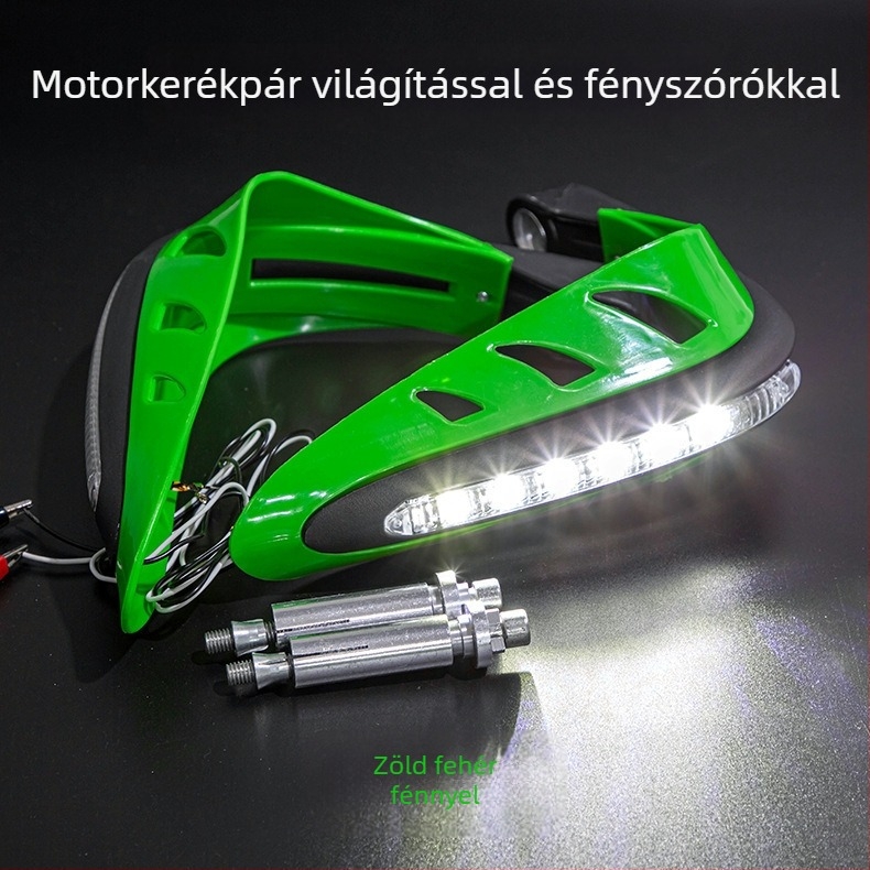 ABS kézvédő motorkerékpárhoz – 12V univerzális, testreszabható