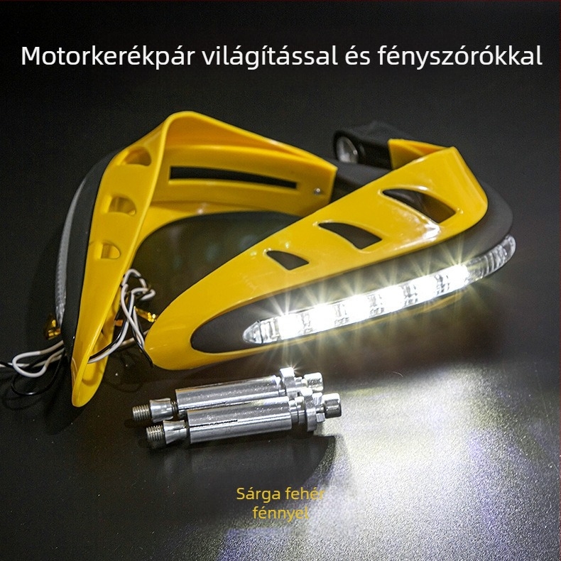 ABS kézvédő motorkerékpárhoz – 12V univerzális, testreszabható