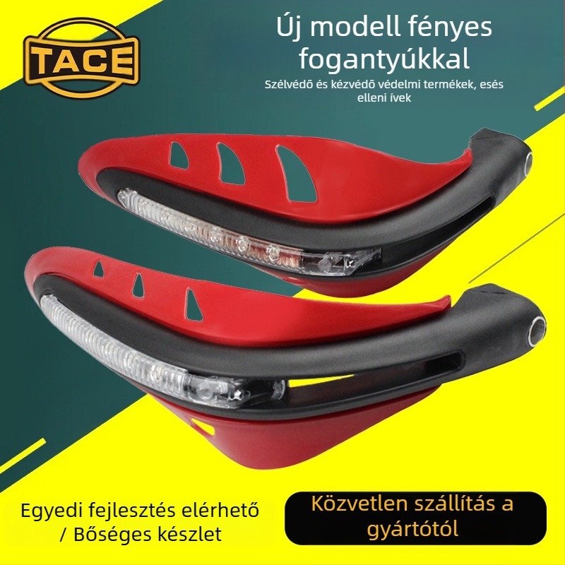 ABS kézvédő motorkerékpárhoz – 12V univerzális, testreszabható