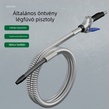 Wallvan állítható porfújó pisztoly – univerzális pneumatikus porfújó, ötvözet test, tisztításra és por eltávolításra