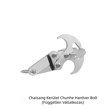 Rozsdamentes acél kültéri hegymászó kampó összecsukható feloldó mechanizmussal és gravitációs funkcióval