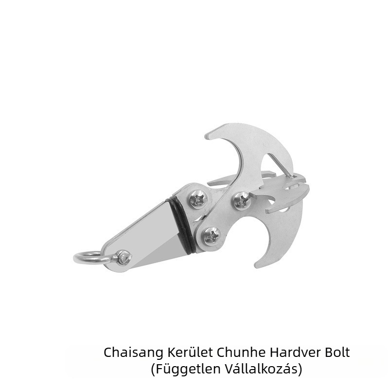 Rozsdamentes acél kültéri hegymászó kampó összecsukható feloldó mechanizmussal és gravitációs funkcióval