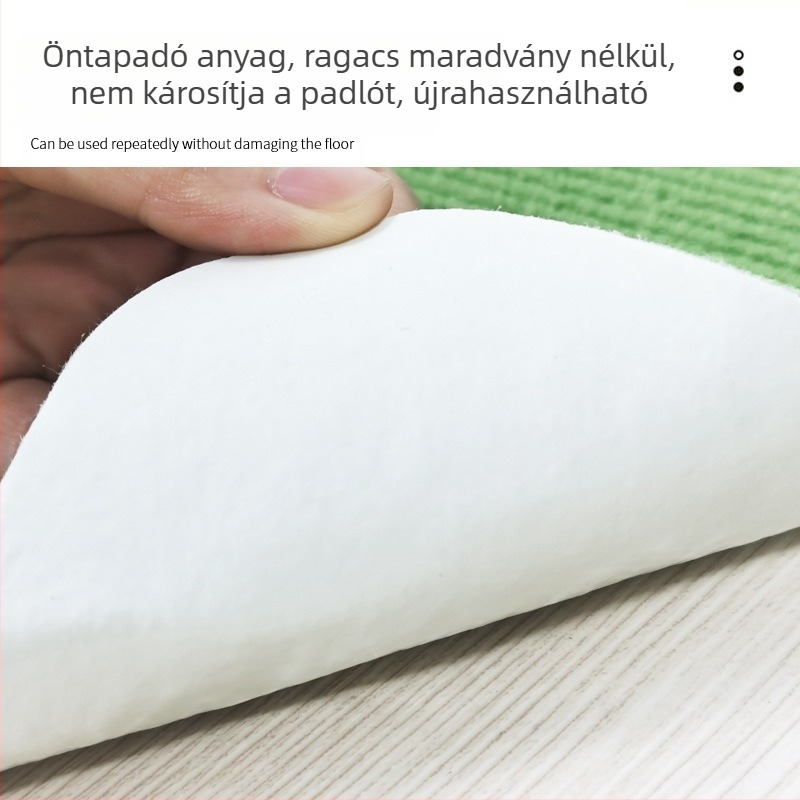 Csúszásmentes lépcsőmatrac, egyszínű, poliészter anyag; kézzel és géppel mosható, száraz tisztítás; nappali, bejárat, étterem