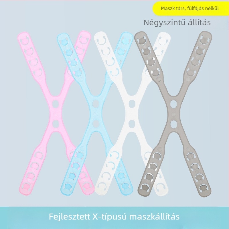 Álarcvédő kiegészítő maszkhoz, állítható övcsattal, hátoldali viselés, oppopp anyag, uniszex felnőtteknek