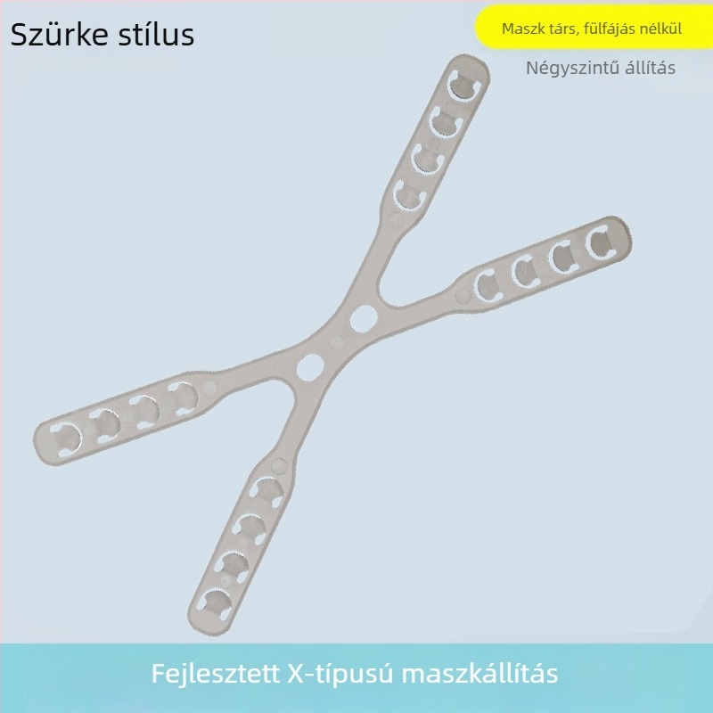 Álarcvédő kiegészítő maszkhoz, állítható övcsattal, hátoldali viselés, oppopp anyag, uniszex felnőtteknek