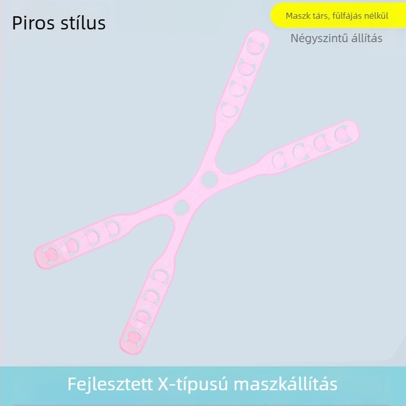 Álarcvédő kiegészítő maszkhoz, állítható övcsattal, hátoldali viselés, oppopp anyag, uniszex felnőtteknek