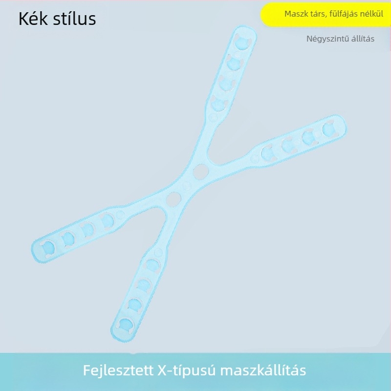 Álarcvédő kiegészítő maszkhoz, állítható övcsattal, hátoldali viselés, oppopp anyag, uniszex felnőtteknek