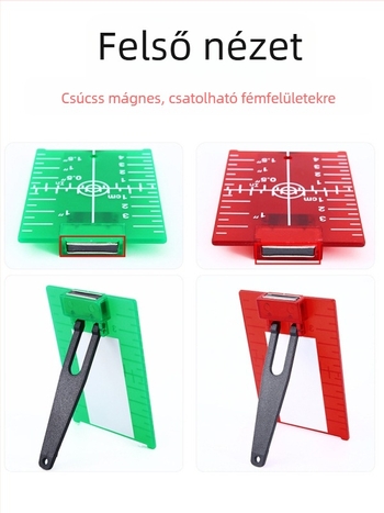 Lézeres szint mágneses célzólemezzel és infravörös/ látható lézersugarakkal a mennyezethez igazításhoz