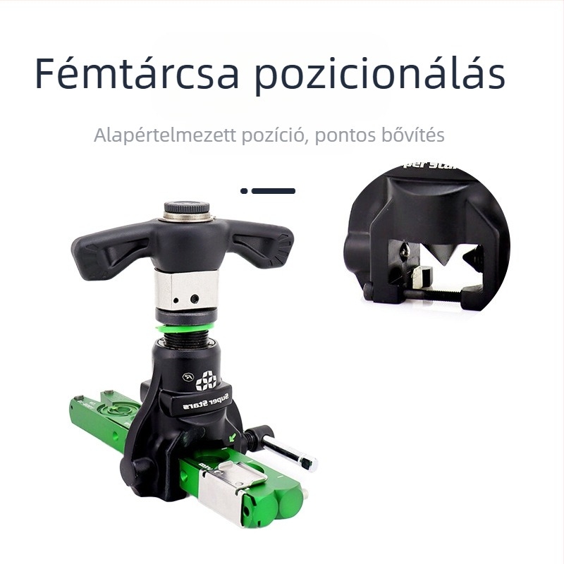 Elektromos kettős funkciójú fúvó- és tágító készülék rézcsövekhez (klímaberendezés) – excentrikus, 6-19 mm, Expander sorozat