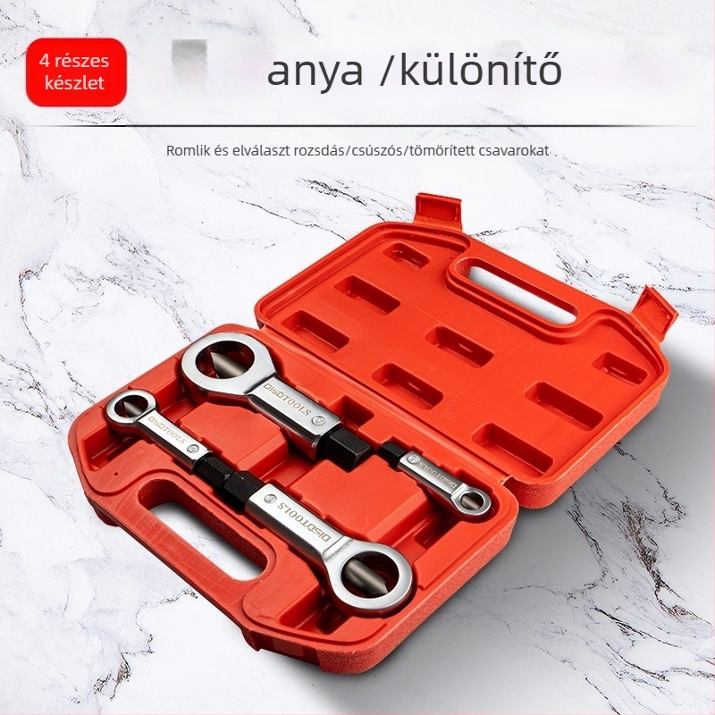 Anyacsavar- és szétválasztó – szerszám a csavarok és anyák eltávolítására, háztartási autójavításhoz