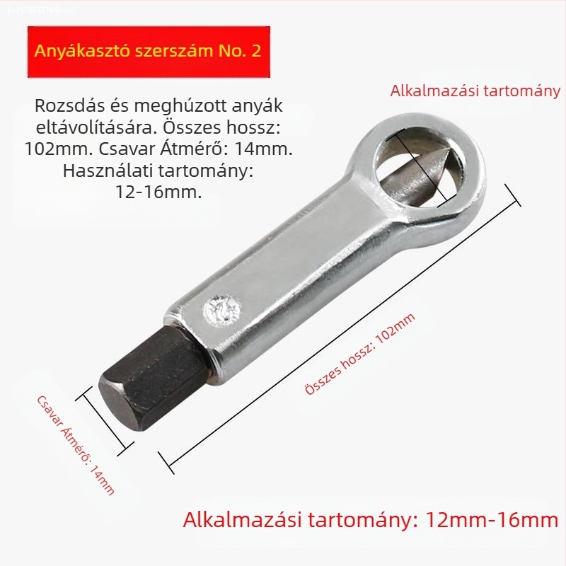 Anyacsavar- és szétválasztó – szerszám a csavarok és anyák eltávolítására, háztartási autójavításhoz