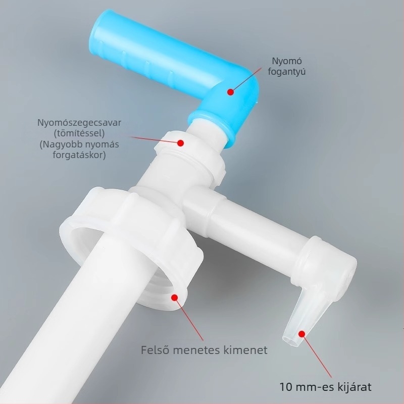 Kézi folyadékszivató pumpa szívócsővel; különféle folyadékokhoz (Márka: The First Force; Sorozat: Regular; Specifikációk: Regular)