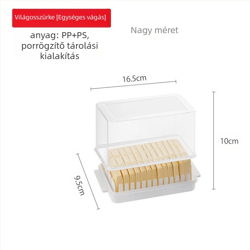 Vajvágó doboz fedővel – modern minimál stílusú konyhai eszközkészlet, műanyag, Vant márka, 2022-es bevezetés, testreszabás elérhető