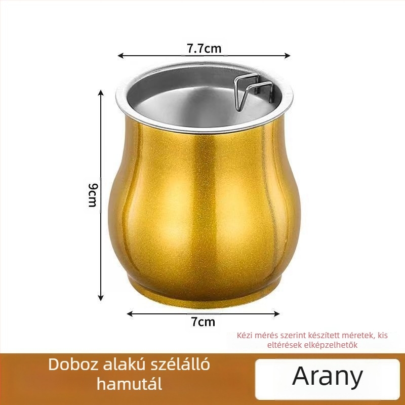 Dob alakú hamutartó rozsdamentes acélból, a nappaliba | Minimalista, könnyed luxus; Nyomtatott logó; Testreszabható; Eredet: Chaozhou