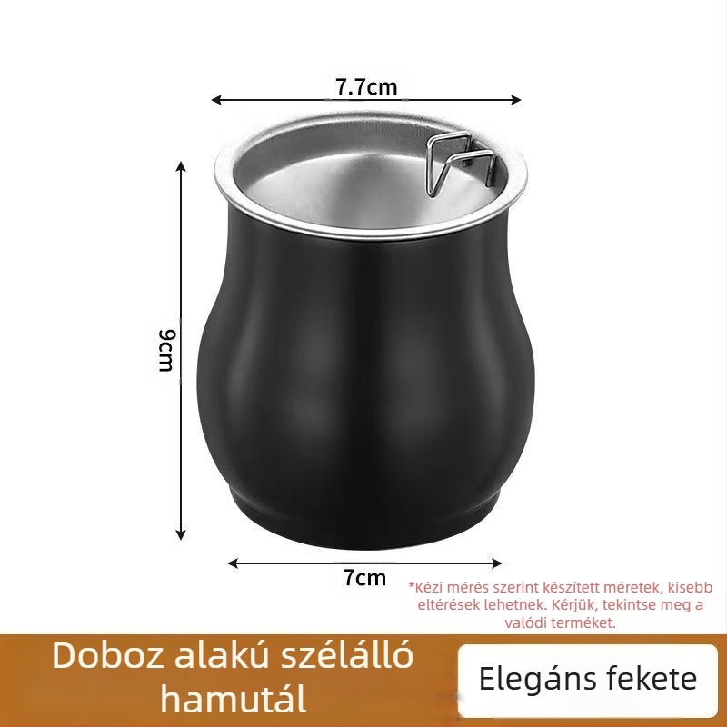 Dob alakú hamutartó rozsdamentes acélból, a nappaliba | Minimalista, könnyed luxus; Nyomtatott logó; Testreszabható; Eredet: Chaozhou