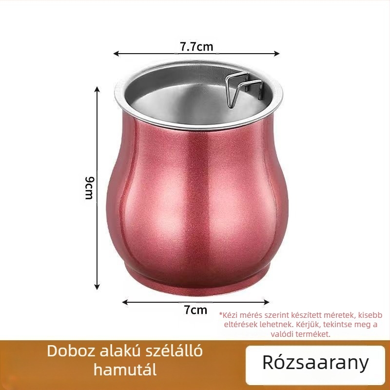 Dob alakú hamutartó rozsdamentes acélból, a nappaliba | Minimalista, könnyed luxus; Nyomtatott logó; Testreszabható; Eredet: Chaozhou