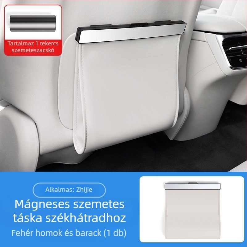 Car cool bőr belső szemetes tartó autóhoz - univerzális kompatibilitás, belső dekorációs kiegészítő, testreszabás elérhető