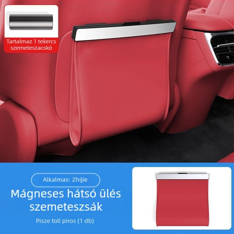 Car cool bőr belső szemetes tartó autóhoz - univerzális kompatibilitás, belső dekorációs kiegészítő, testreszabás elérhető