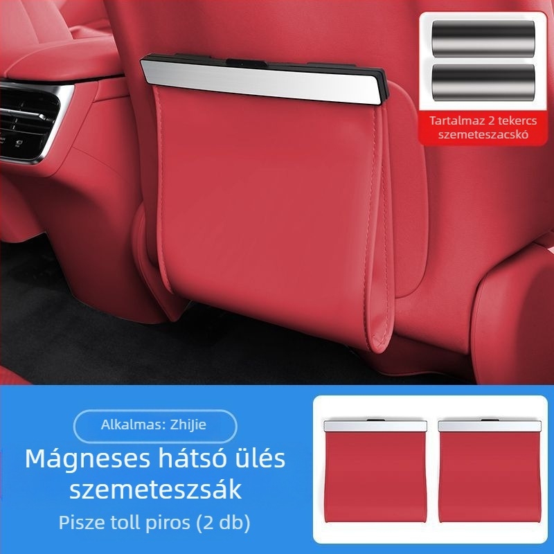 Car cool bőr belső szemetes tartó autóhoz - univerzális kompatibilitás, belső dekorációs kiegészítő, testreszabás elérhető