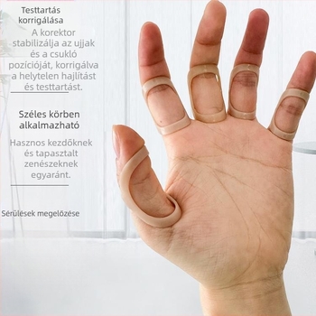 Yinyu Kézformájú ujjtrenner és korrektor zongorához és más hangszerekhez – Több hangszerrel kompatibilis (zongora, guzhen, pipa, gitár), gyerekeknek és felnőtteknek