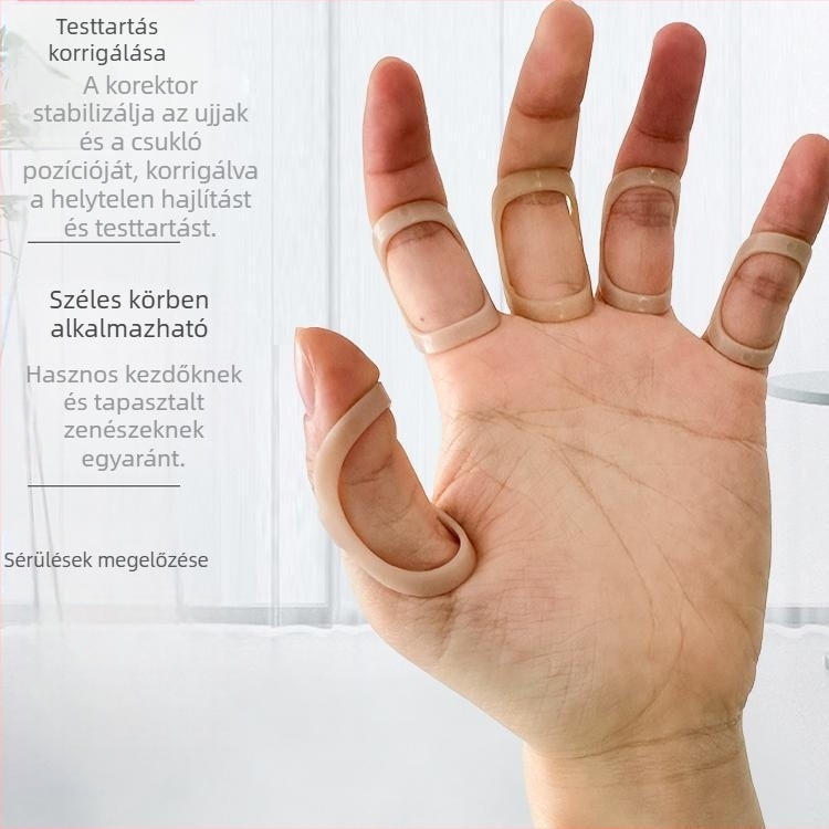 Yinyu Kézformájú ujjtrenner és korrektor zongorához és más hangszerekhez – Több hangszerrel kompatibilis (zongora, guzhen, pipa, gitár), gyerekeknek és felnőtteknek