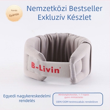 Ennas nyaki támaszpárna memóriahab párna, téglalap alakú, 100% pamut huzat, gyerekeknek, felnőtteknek és időseknek