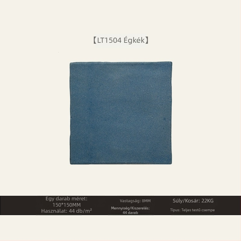 Teljes felületű téglamintázatú csempe, Star Sand sorozat, pásztorális stílus, csúszásmentes és kopásálló, nappalira alkalmas, vízfelvétel >0,5%